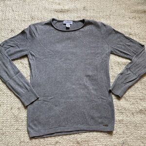 💕 CALVIN KLEIN SIZE SMALL GRAY CREWNECK SWEATER